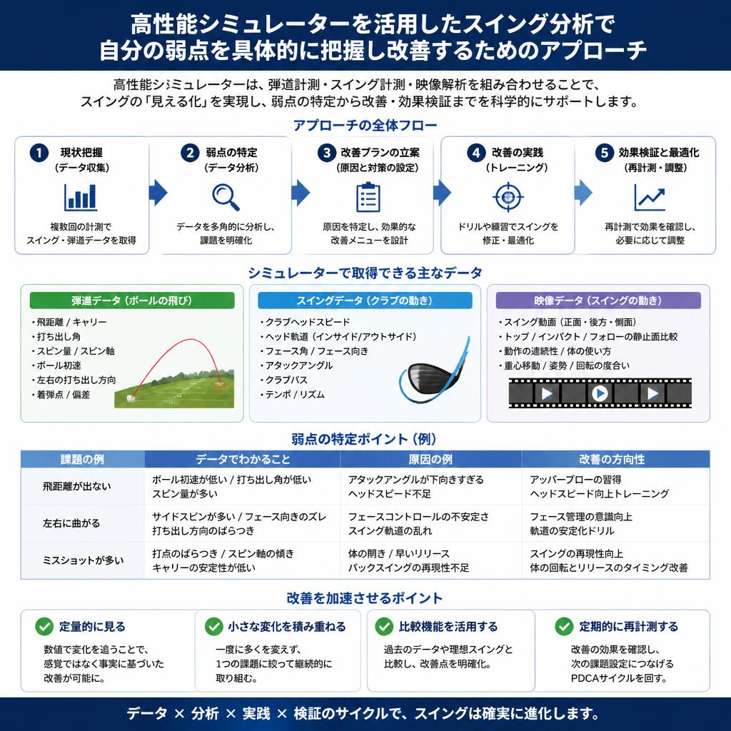 スイング分析で見える課題