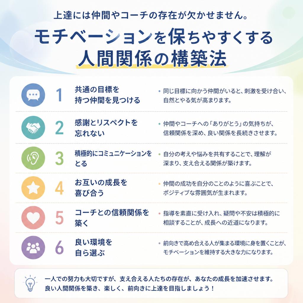 4. コーチや仲間との練習の効果