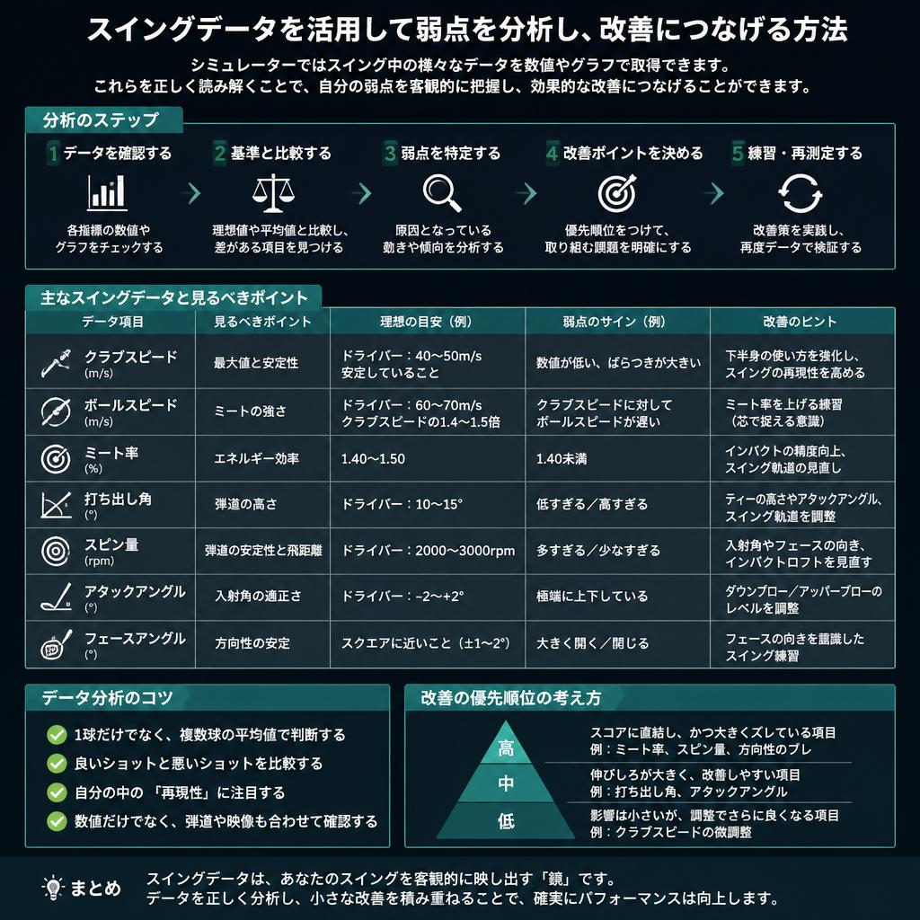 データで見るスイング解析の重要性