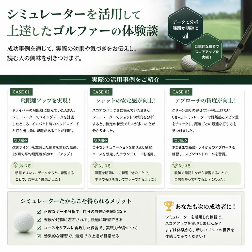 実際の体験者の声